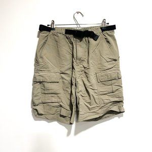 [SOLD]The North Face Men’s Medium Belted Nylon Cargo Shorts Khaki Hiking Outdoor